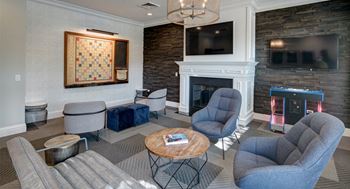 Clubhouse Redesign with Game Room at The MilTon Luxury Apartments, Vernon Hills
